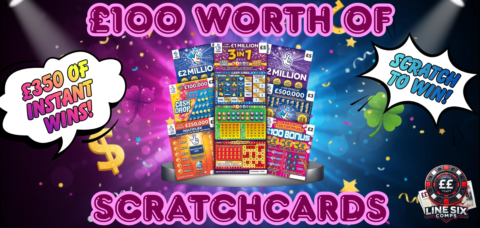£100 worth of Scratchcards + Instant Wins thumbnail 2